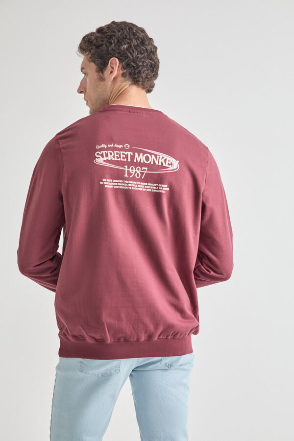 Street Monkey Sudadera Vino
