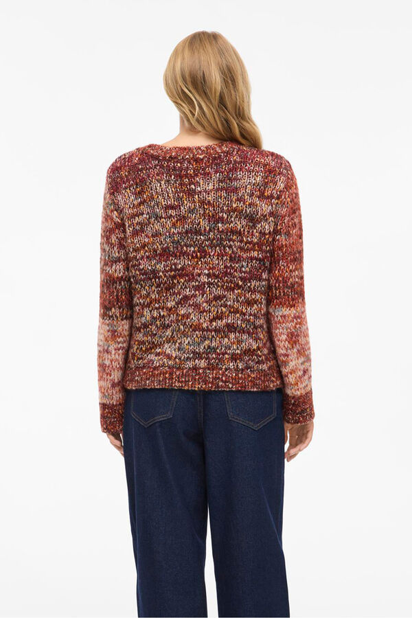 Vila Jersey de punto con lana Multicolor