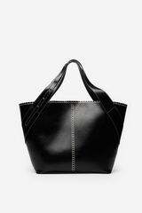 Cortefiel Capazo pespuntes Negro