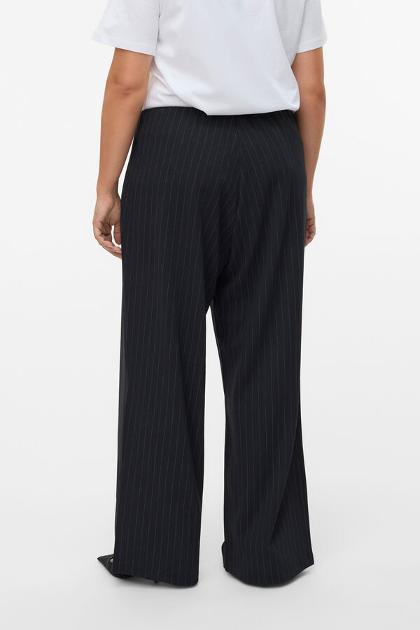 Vero Moda Curve Pantal&oacute;n largo pata ancha Curve Gris oscuro