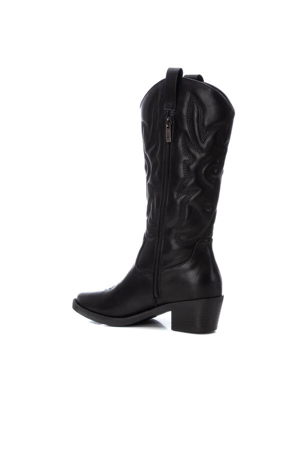XTI Bota cowboy bordado Negro