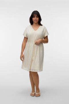 Vero Moda Curve Vestido corto cuello pico talla grande