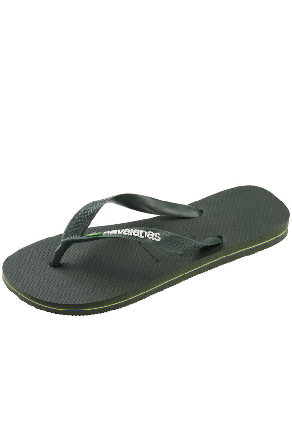 Havaianas Brazil logo sandal Green