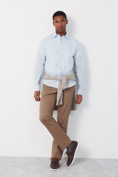 Cortefiel Camisa lisa popel&iacute;n