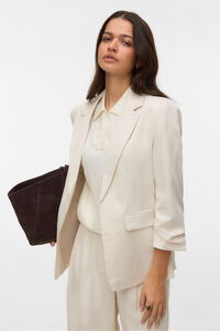 Vero Moda Blazer de mujer con solapas con manga 3/4