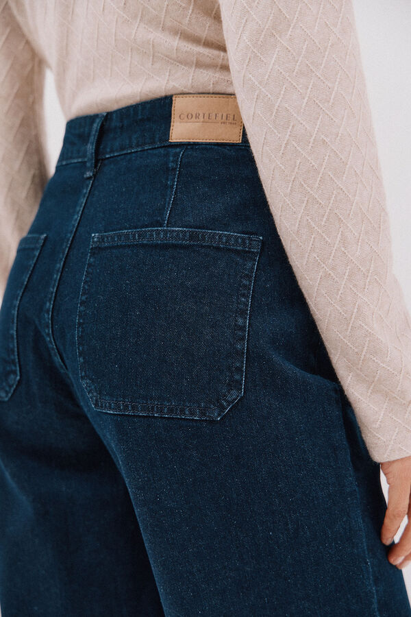 Cortefiel pantalones marine bolsillos Blue