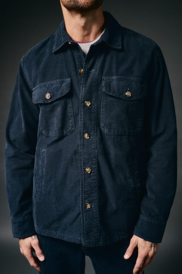 OOTO Corduroy overshirt Navy