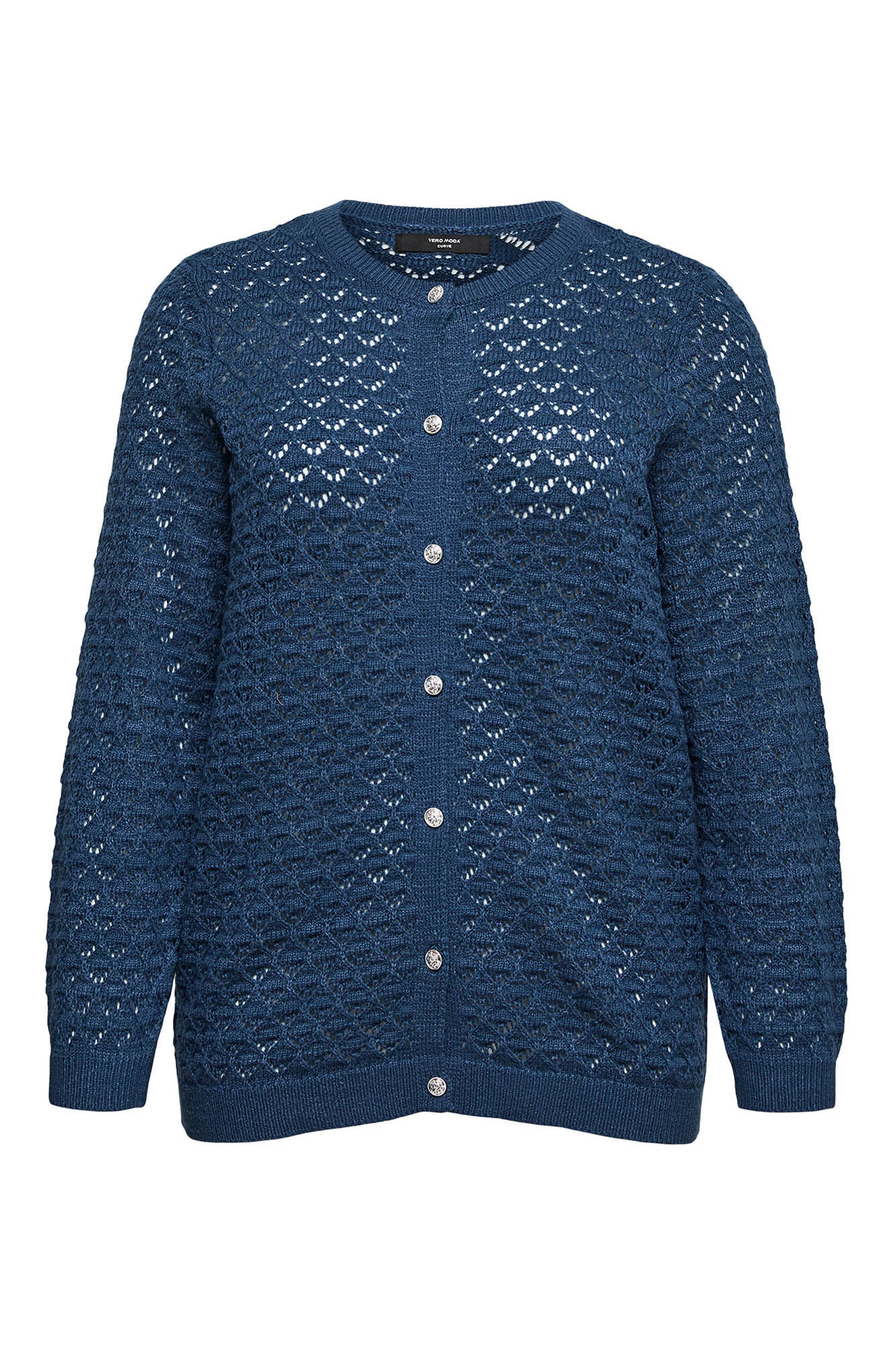 Vero Moda Curve Casaco de malha rendado tamanho grande