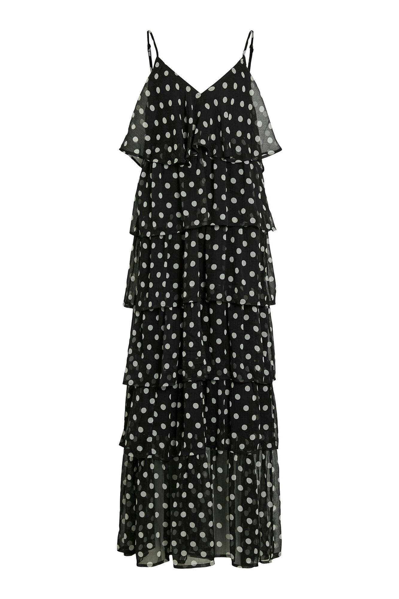 Vila Vestido de gasa con lunares
