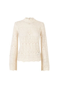 Slowlove Jersey punto calado perkins