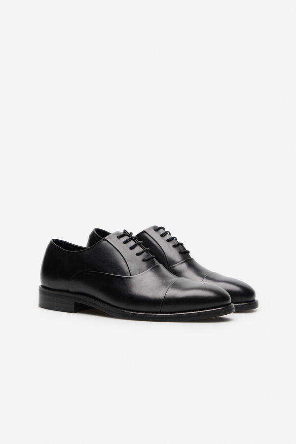 Cortefiel Zapato vestir cordones Negro