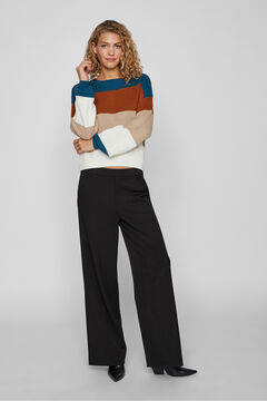 Vila Jersey de canal&eacute; con rayas