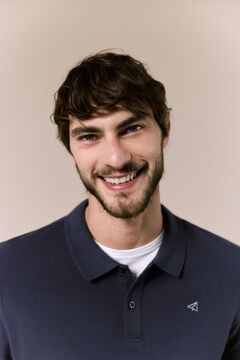 OOTO Polo b&aacute;sico em piqu&eacute; lavado