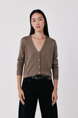 Chaqueta escote pico