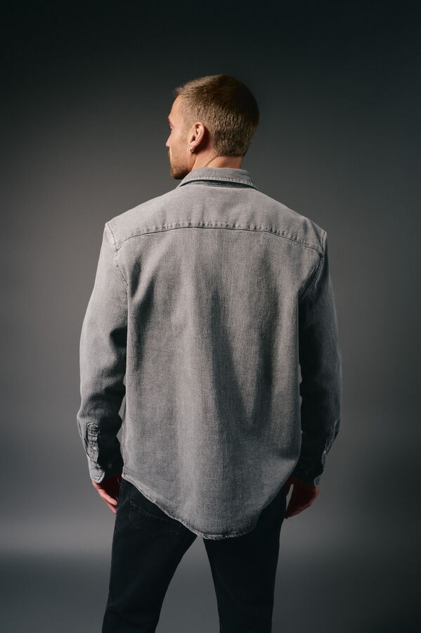 OOTO Sobrecamisa denim Gris