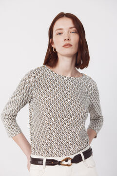 Cortefiel Camiseta b&aacute;sica escote barco