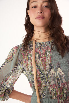 Slowlove Vestido estampado gomas