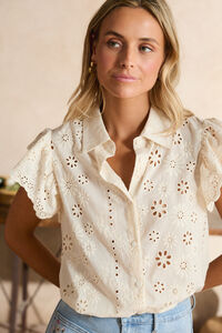 Pol&iacute;n Et Moi Camisa volantes Bibiana