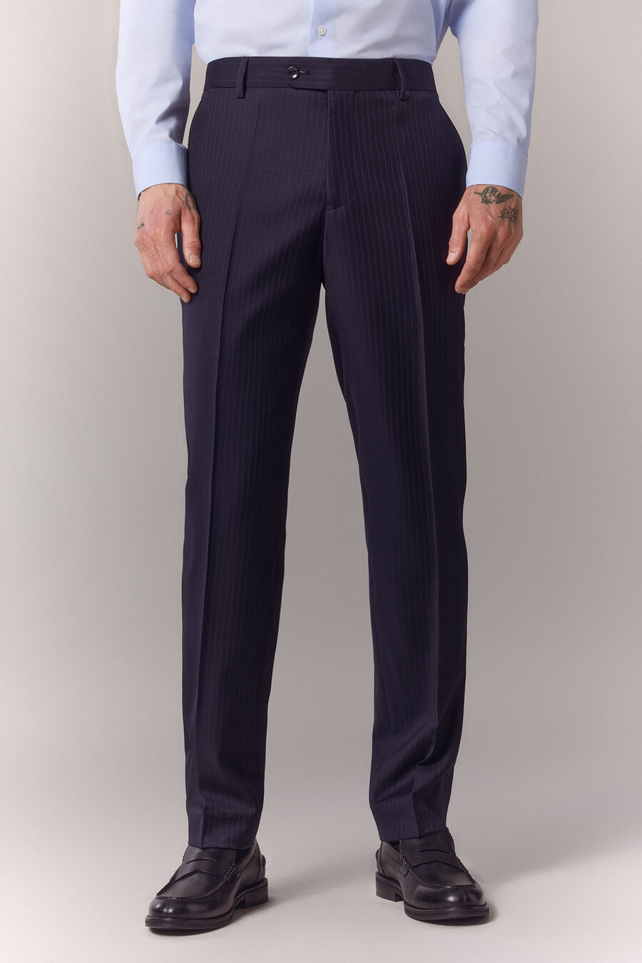 Pantalón traje raya diplomática