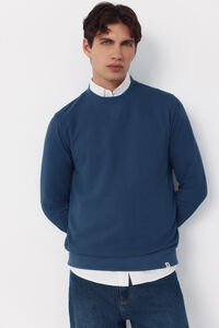 Cortefiel Sudadera estructura cuello caja