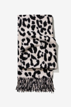 Vilanova Bufanda Estampado Leopardo Beige