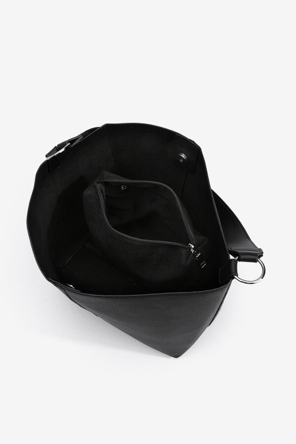 Cortefiel Shoulder bag combined Black