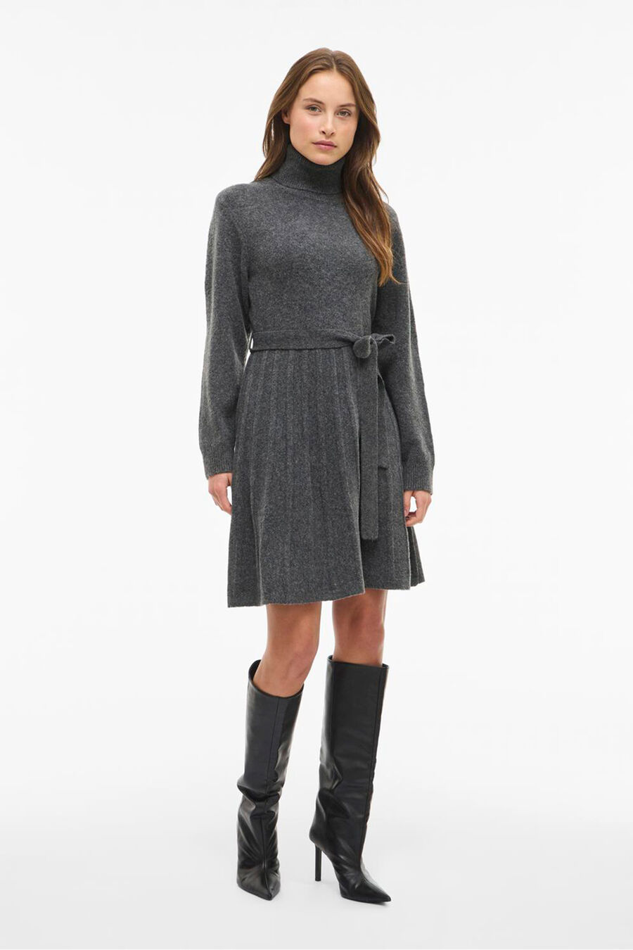 Vestido de punto corto