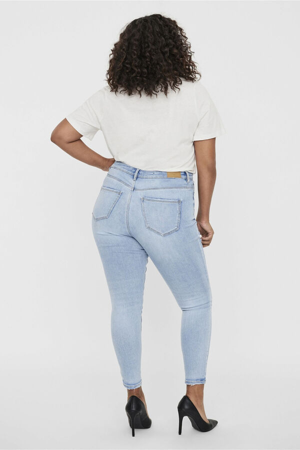 Vero Moda Curve Plus size skinny jeans Blue