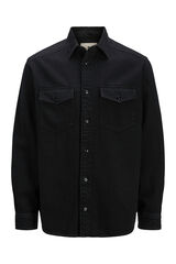 Jack & Jones Denim shirt pockets Black