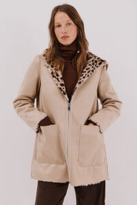 Cortefiel Abrigo efecto doble faz reversible