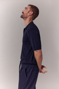 OOTO Jersey polo liso manga corta