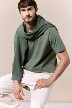 OOTO Camiseta b&aacute;sica lavada