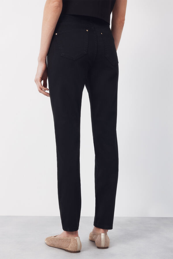 Cortefiel Jeans Sensational Pitillo color Negro
