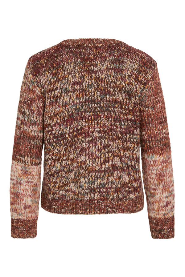 Vila Jersey de punto con lana Multicolor