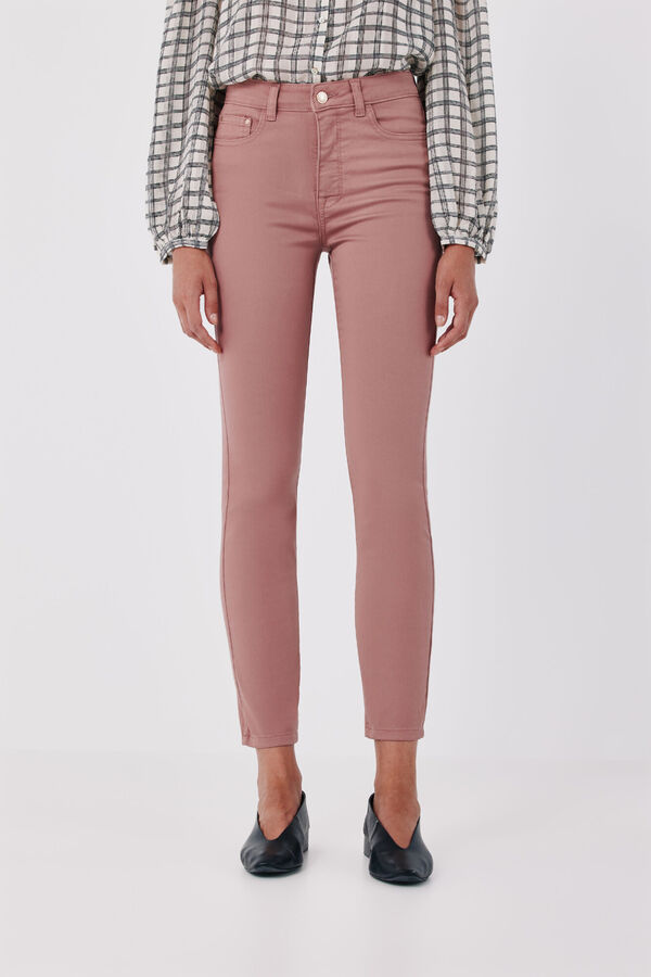 Cortefiel Jeans Sensational Pitillo Color Rosa