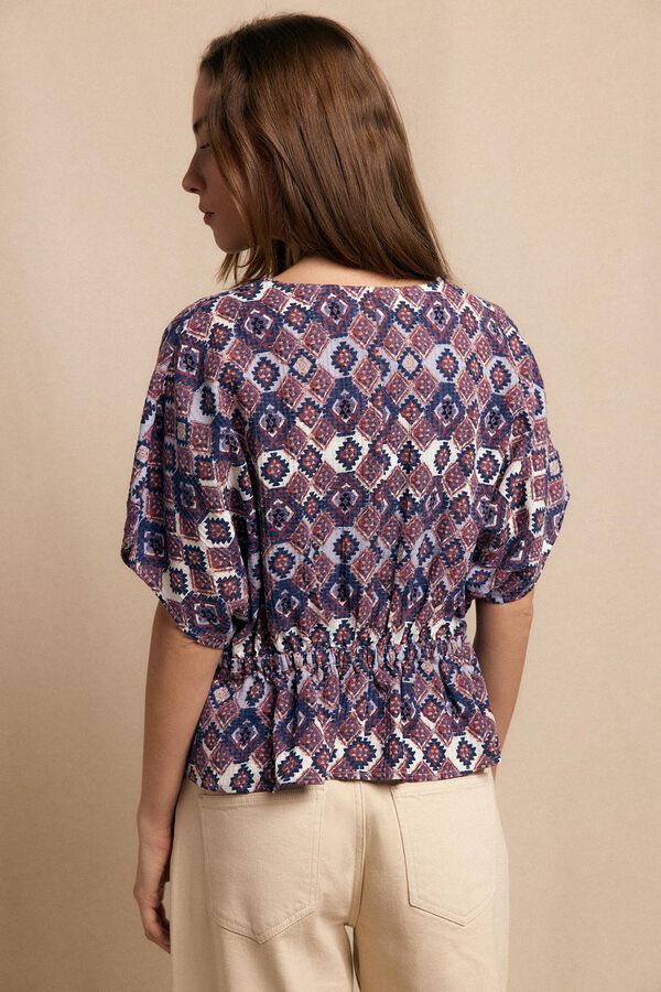 Slowlove Blusa bordado estampada Multicolorido