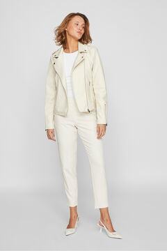 Vila Chaqueta biker polipiel