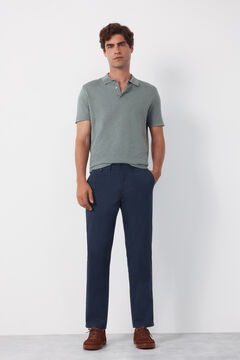 Cortefiel Cal&ccedil;a cal&ccedil;as chino com estampa slim fit