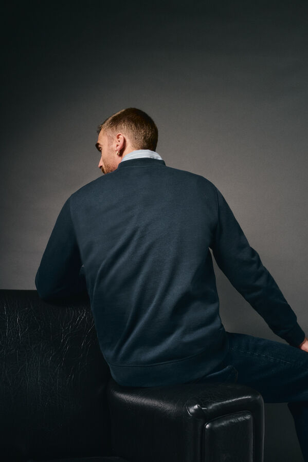 OOTO Sweatshirt box logo Navy