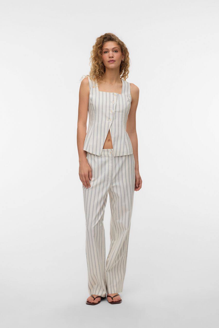 Chaleco escote cuadrado