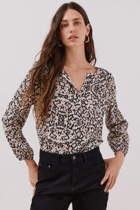 Cortefiel Blusa cuello redondo