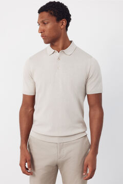 Cortefiel Jersey polo b&aacute;sico manga corta