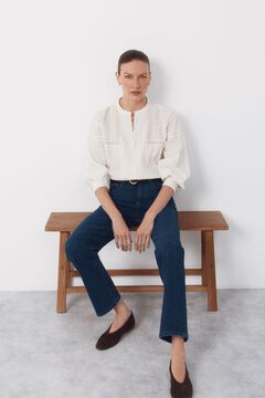 Cortefiel Blusa bordada