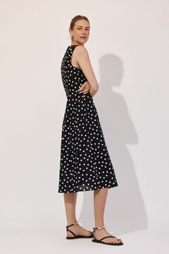 Cortefiel Vestido estampado lunares