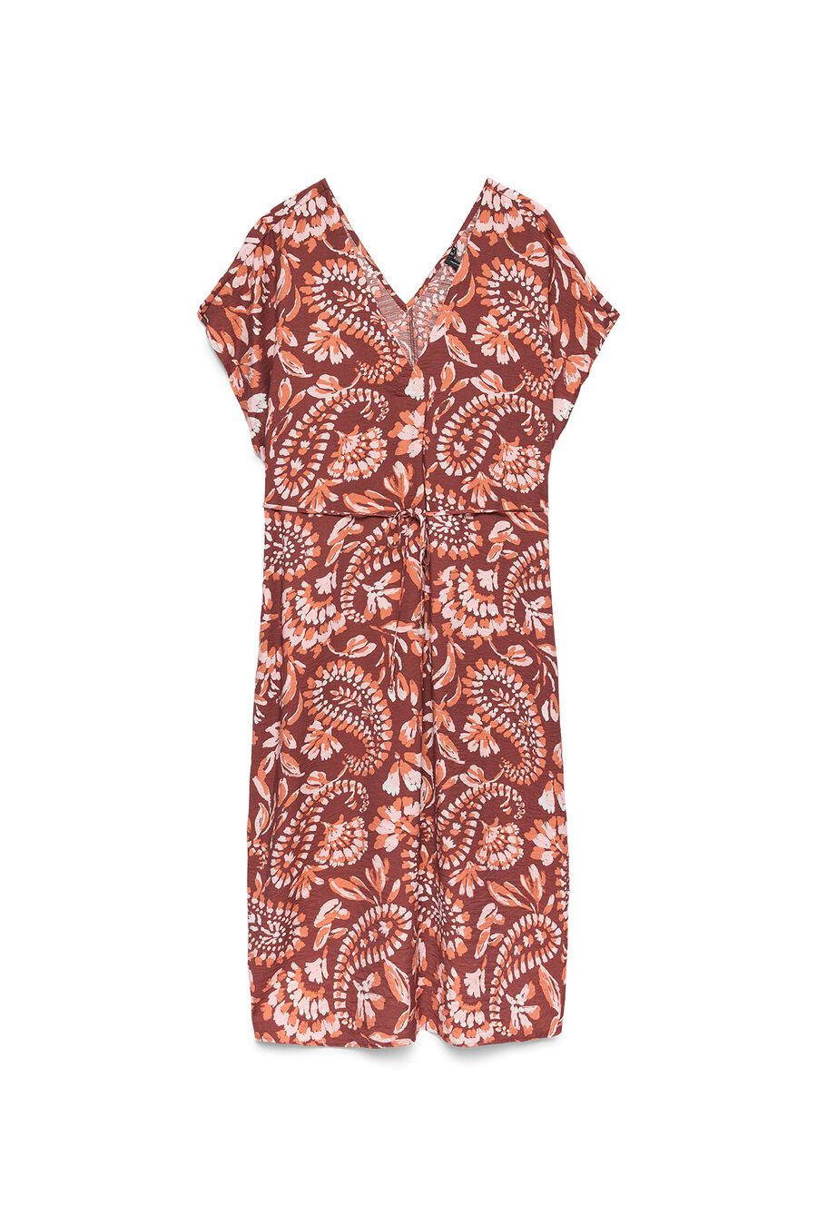 Vestido corto escote pico