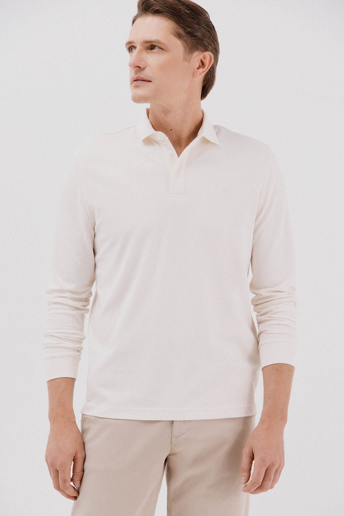 Cortefiel Polo refinado manga larga