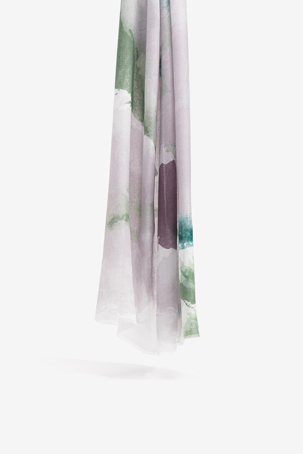 Vilanova Pa&ntilde;uelo estampado Verde