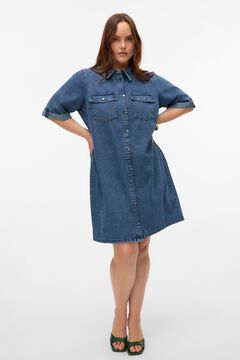 Vero Moda Curve Vestido vaquero corto tallas grandes