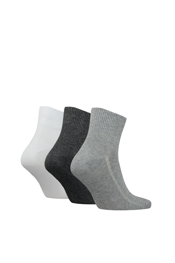 Levi's Pack de 3 calcetines de ca&ntilde;a corta de Levi&rsquo;s&reg; Grey
