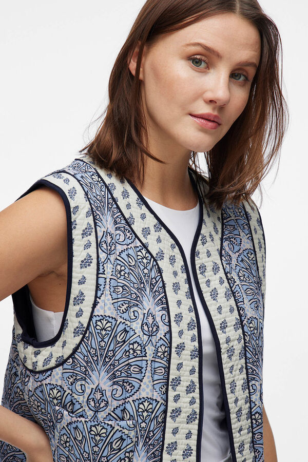 Chaleco Acolchado Cortefiel Mujer Chaleco Acolchado Estampado